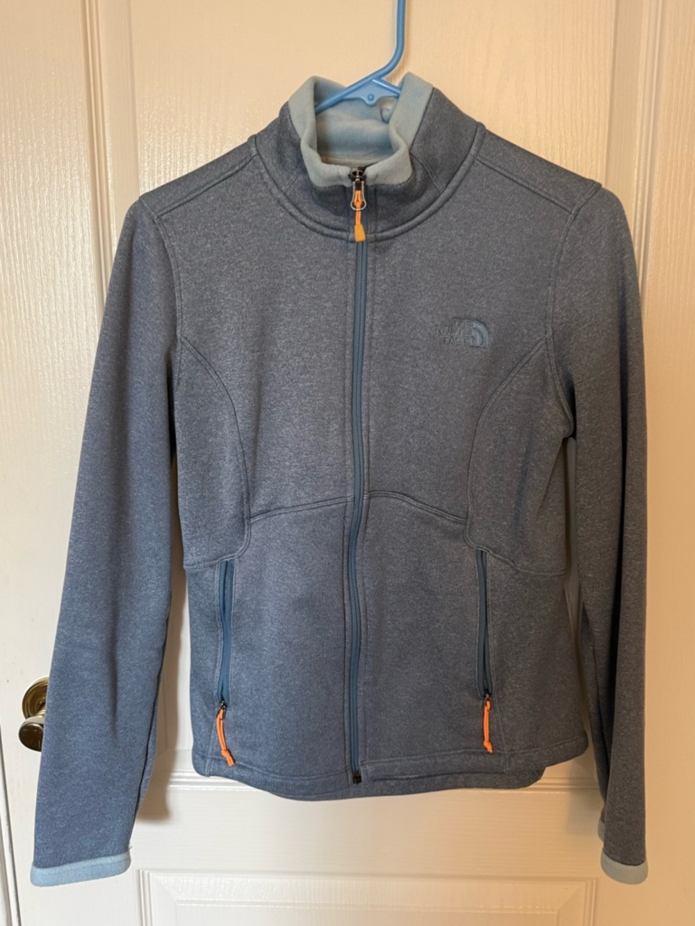The North Face Light Blue Full-Zip Fleece Jacket